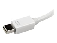 StarTech.com Adaptateur de voyage Mini DisplayPort vers DVI / VGA / HDMI pour MacBook - Convertisseur vidéo 3-en-1 - Blanc - Convertisseur vidéo - DisplayPort - DVI, HDMI, VGA - blanc - pour...