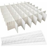 Start - Organisateur de Tiroir Diviseur de Tiroir 8 pcs Separateur Tiroirs Reglable Pour Fournitures de Bureau, Chambre à Coucher, Cuisine,