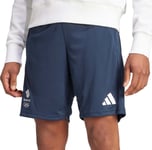 adidas Team GB Mens Training Shorts Blue Gym Zip Pocket Excerise Workout Fitness