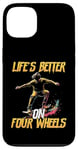 Coque pour iPhone 13 Skateboard Lovers Skater Board pour hommes