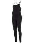 Mlpaulette Strap Active Jumpsuit Noos Black Mamalicious