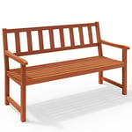 Banc de Jardin Kensington 2 Places en Bois d'acacia 120 cm résistant aux intempéries Terrasse Balcon extérieur Parc