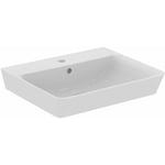 Connect Air - Lavabo Cube 55x46x16 cm, avec un trou pour mitigeur, blanc E029901 - Ideal Standard