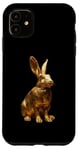 Coque pour iPhone 11 Lapin doré