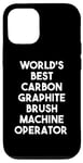 Coque pour iPhone 12/12 Pro Meilleur opérateur de machine à brosse en graphite de carbone au monde