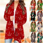 Jul Digital Print Fritids Cardigan Jacka Dam topp multicolor XXXL