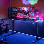 Venstrevendt Gamingbord med Justerbar bredde og Karbonfiberstruktur