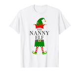 The Nanny Elf - Funny Matching Family Group Christmas T-Shirt