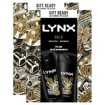 Lynx Mens Gold Body Spray & Wash Duo Gift Set for Him, 2pk - One Size