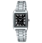 Casio LTP-V007D-1B Black Analog Quartz Stainless Steel Band Classic Ladies Watch