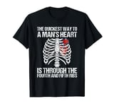 Nurse Humor Funny The Quickest Way To A Man's Heart T-Shirt