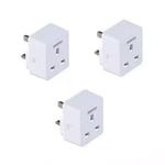 3X WIFI Smart Plug Adapter Wireless Standard WIFI Operated Smart Power Socket