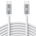 iPhone 15 Pro MAX USB-C Vävd Laddningskabel - 3 Meter - (Woven) (3M)