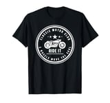 It's In The Blood Cool Classic Vintage Motorbike Men Women T-Shirt