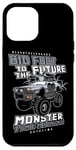 Coque pour iPhone 12 Pro Max Camion de machine amusant des années 80 Monster Time pour garçons et enfants