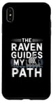 Coque pour iPhone XS Max Illustration viking nordique The Raven Guides My Path