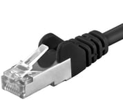 Premiumcord Patch Kabel S-Ftp Cat6a 10M Cerna, 10 M, Cat6a, Sf/Utp (S-Ftp), Rj-45, Rj-45