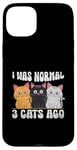 Coque pour iPhone 15 Plus J'étais normal il y a 3 chats Persan Longhair