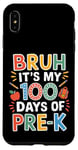 iPhone XS Max 100 Days Of Pre-K Happy 100th Day Of School Teacher Kids Kid Case