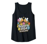 Womens Retired Woman 2024 Funny Bee Retirement Quote Tank Top