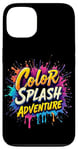 Coque pour iPhone 13 Aventure Color Splash Color Splash