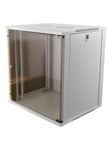 Deltaco 19-5412W - 12U - Wall Mount Rack Cabinet