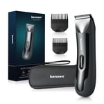 Manscape Body Hair Trimmer Men, KENSEN Electric Groin Hair Trimmer Rechargeable