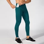 Legging De Sport Moulant Avec Poche Pour Homme,Pantalon De Compression,Coupe Sèche,Course À Pied,Crossfit,2023