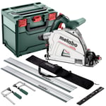 Metabo KT 18 LTX 66 BL 18V Brushless Plunge Cut Saw With 1600mm Guide Rail Kit