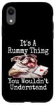 Coque pour iPhone XR Funny It's A Rummy Thing You Wouldn't Understand Jeu de cartes