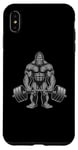 Coque pour iPhone XS Max Bigfoot Haltérophilie Drôle Fitness Gym Entraînement Homme
