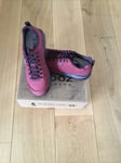 OBOZ LADIES BOZEMAN LOW LEATHER SHOES IN REDCURRANT SZ 6 BNIB