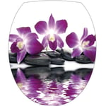 Sticker WC, sticker pour abattant de WC Fleurs ref 256 256