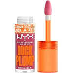 NYX Professional Makeup Plumping Gloss - Strike A Rose Lip Lacquer - Mycket pigmenterad och ultrablank