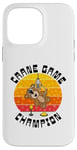 Coque pour iPhone 14 Pro Max Champion du jeu de grue drôle