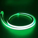 AnyCut Neon Flex 10x10 Blå LED strip - 5m, 8W/m, 12V, Ingen klippavstånd - Kulör : Grön