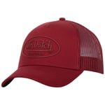 Casquette coupe trucker Von Dutch en coton rouge brique avec filet