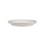 Denby - Natural Canvas Dinner Plates Set of 2 - Beige White Glaze Dishwasher Microwave Safe Crockery 27 cm - Ceramic Stoneware Tableware - Chip & Crack Resistant