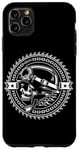 Coque pour iPhone 11 Pro Max Casque de motard Weekend Warrior Moto Gear & Chaînes