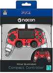 Nacon Wired Compact Controller Light Red /PS4 - New PS4 - T1398z