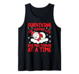 Surviving The Teacher Life One Meltdown At A Time Tank Top