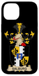 Coque pour iPhone 14 Armoiries Salburg - Blason de la famille