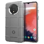 Rugged Shield OnePlus 7T skal - Silver/Grå