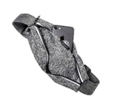 Running Belt with Window - Heather Gray /Black&Gray Zip Dam HEATHER GR ONESIZE