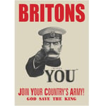 REPLICA WORLD WAR 1 LORD KITCHENER RECRUITMENT POSTER A3 WW1 ARMY BRITISH GERMAN