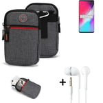 Belt bag + headphones for Samsung Galaxy S10 5G Exynos Phone case