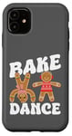 Coque pour iPhone 11 Bake Dance, jeu de mots amusant pour biscuits de Noël