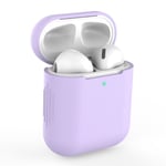 Apple AirPods - Silikonfodral för laddningsetui - Lavendel