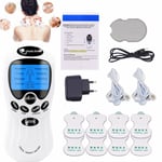 TENS-maskin, EMS, 8-i-1 stimulering, smärtbehandling, elektroterapi massage DHL