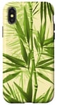 Coque pour iPhone X/XS Coque bambou feuilles plantes plante